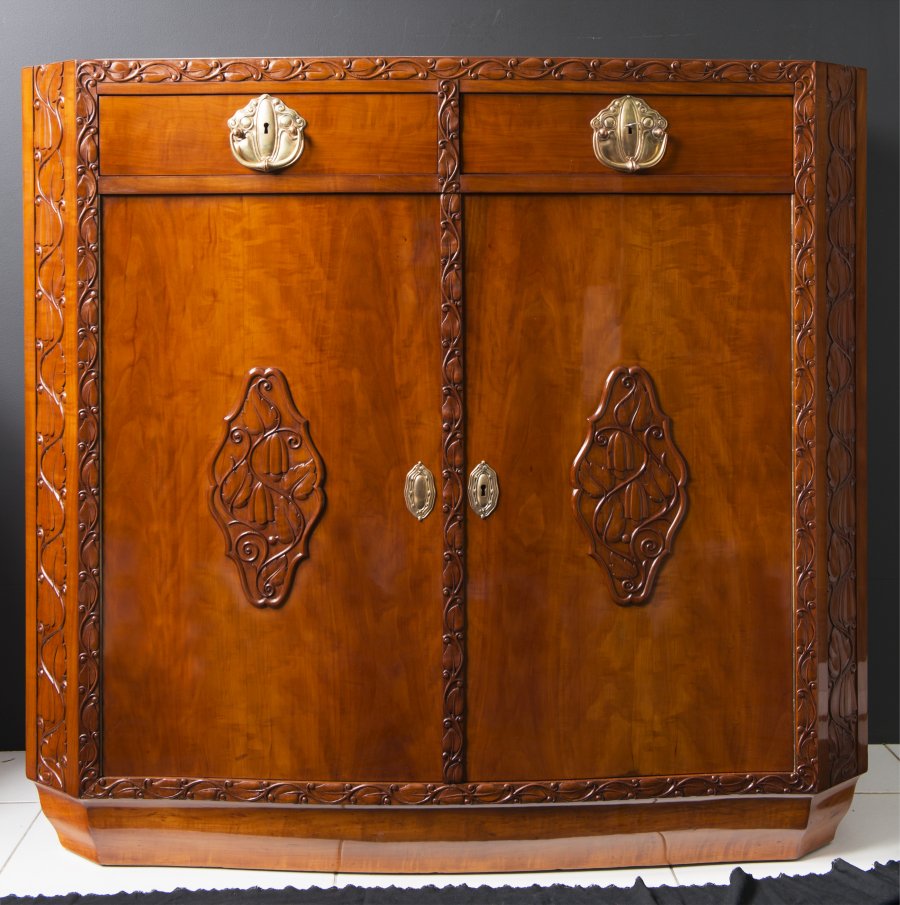 Art Nouveau Chests and a Buffet