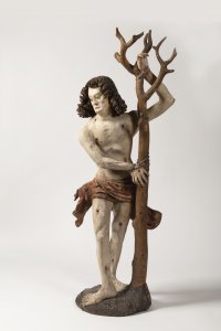 A SCULPTURE OF SAINT SEBASTIAN