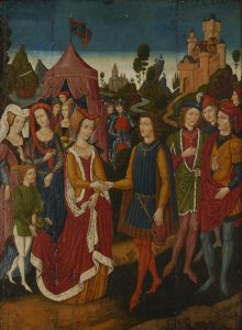 Marriage - A Replica of a Late Gothic Painting