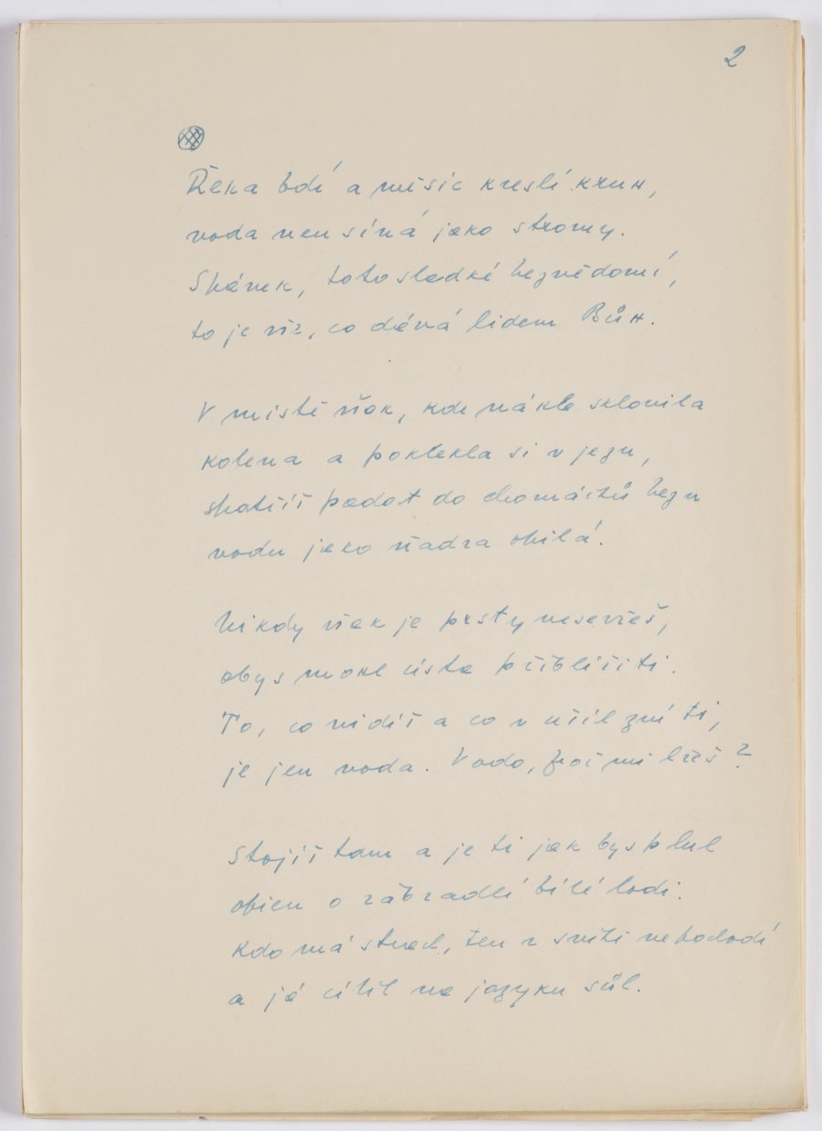 DIE MOLDAU - MIT HANDSCHRIFT VON JAROSLAV SEIFERT