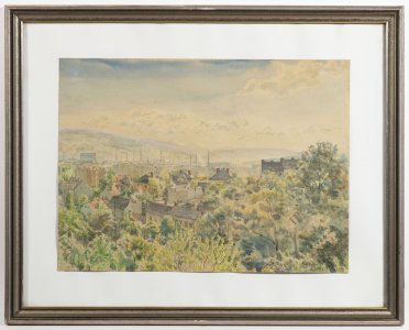 TWO VIEWS OF A CITY