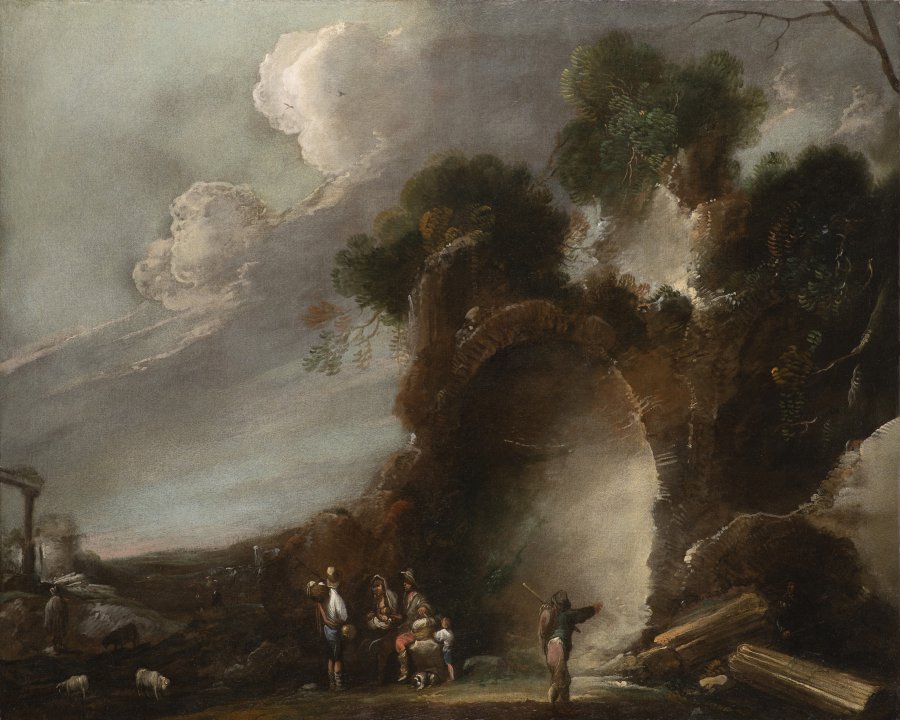 LANDSCAPE WITH PILGRIMS