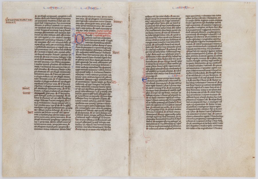 MEDIEVAL MANUSCRIPT IN LATIN ON PARCHMENT