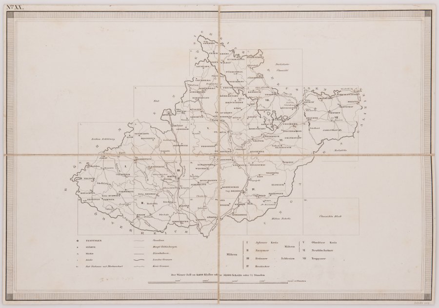 Maps of Moravia and Silesia