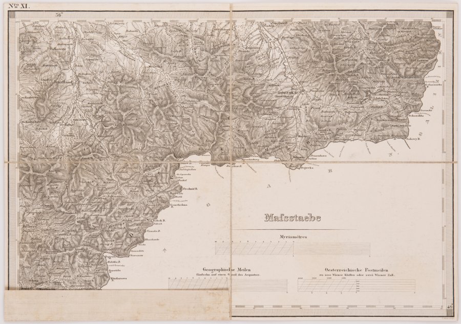 LANDKARTEN VON MÄHREN UND SCHLESIEN 