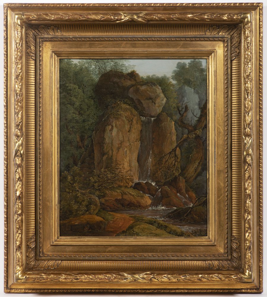 LANDSCAPE WITH A WATERFALL
