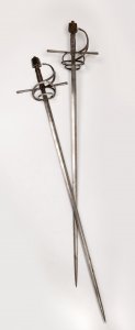 PAIR OF RAPIERS