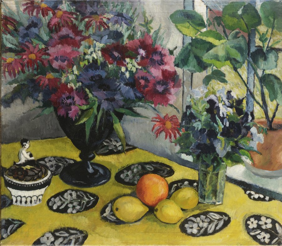 Still Life with Flowers and Citrus Fruit