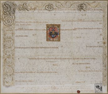 Nobilitation by Rudolf II 