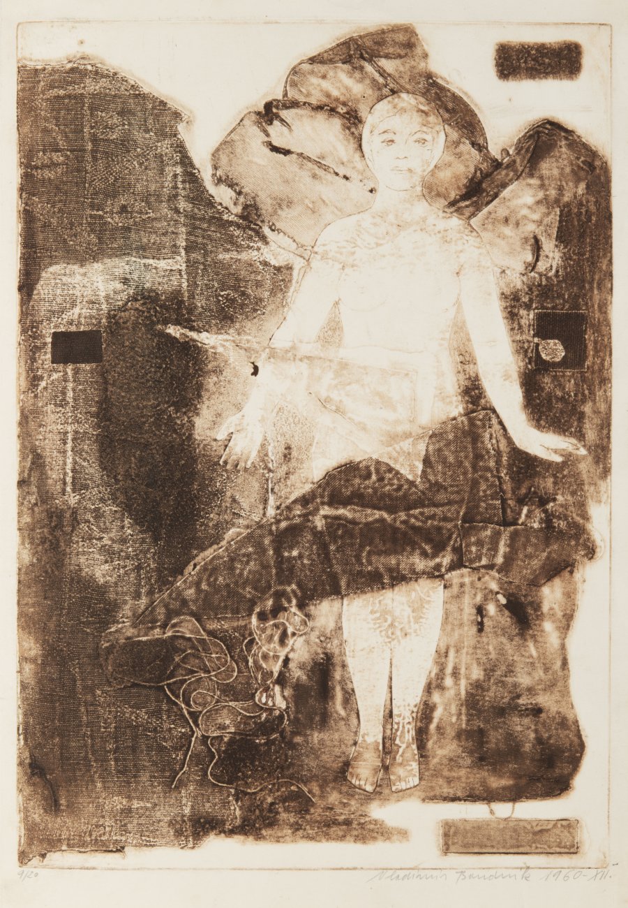 WOMAN, FRESCO