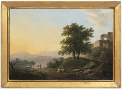 LANDSCAPE WITH A LAKE