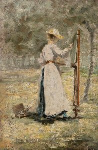 PAINTRESS IN PLEIN AIR