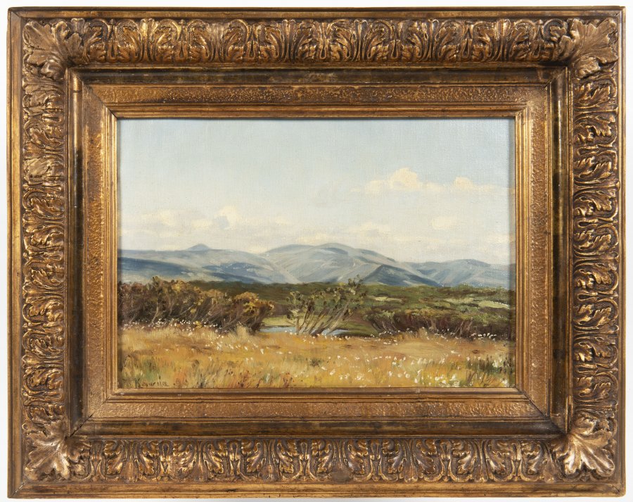 LANDSCAPE WITH MOUNTAINS