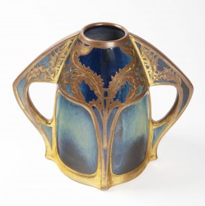 AN ART NOUVEAU VASE