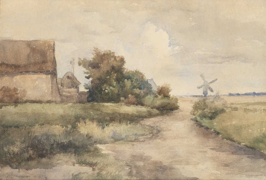 LANDSCAPE WITH A WINDMILL