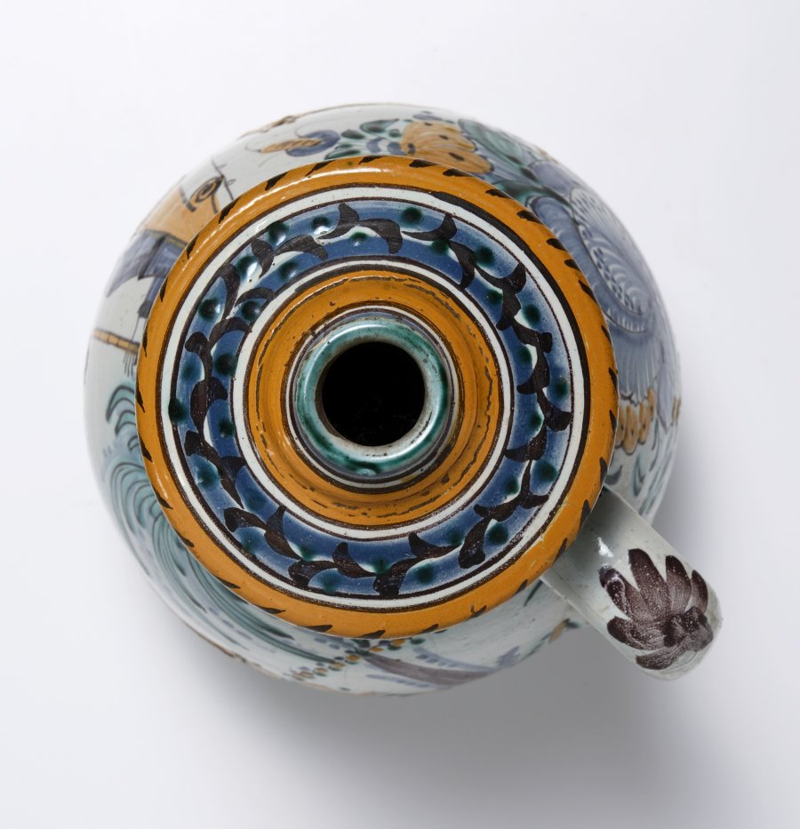 A NARROW MOUTH JUG ("OWL" STYLE)
