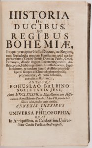  HISTORIA DE DUCIBUS, AC REGIBUS BOHEMIAE