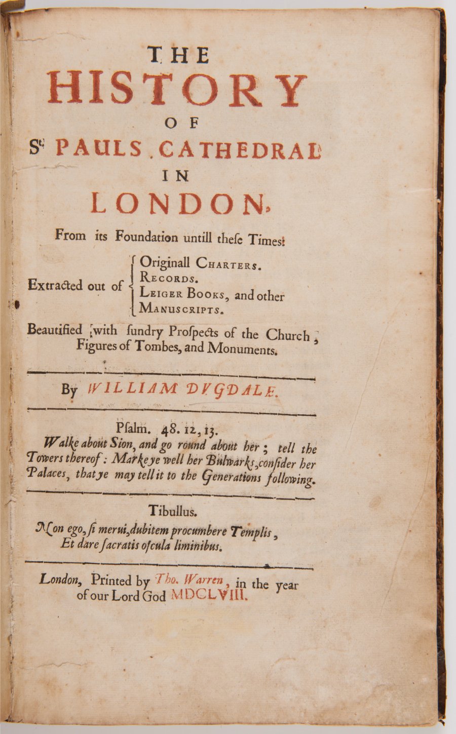 THE HISTORY OF ST. PAUL'S CATHEDRAL IN LONDON
