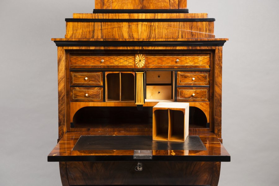 A BIEDERMEIER SECRETARY DESK