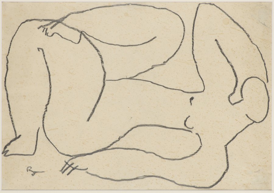 A LYING FEMALE NUDE