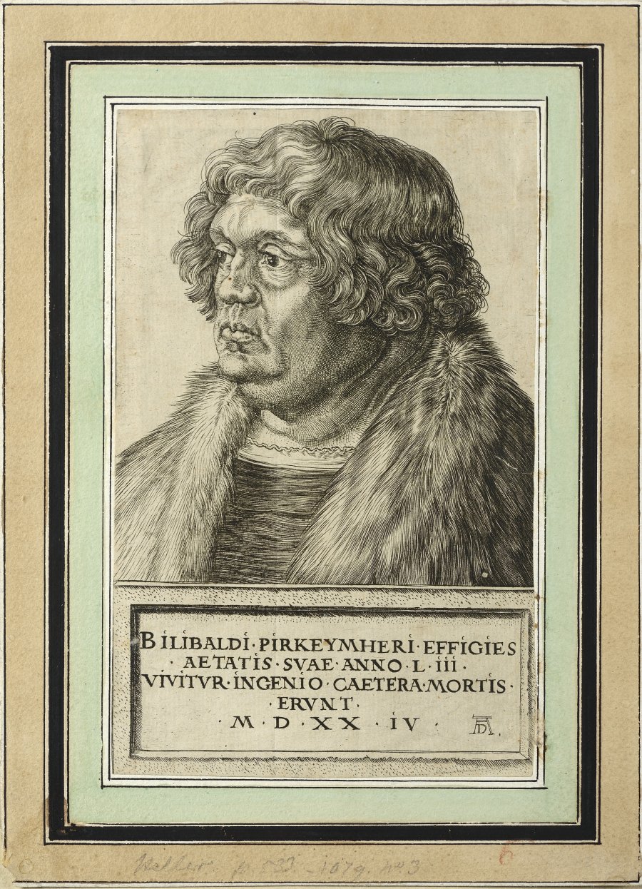 Portrait des Willibald Pirckheimer,
Albrecht Dürer