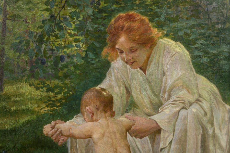 WOMAN WITH A CHILD