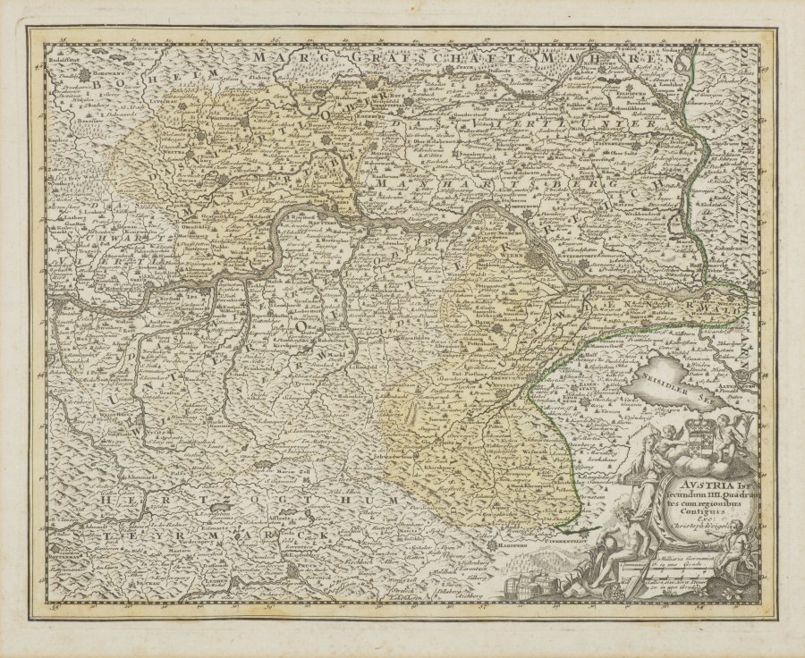 MAPA DOLNÍHO RAKOUSKA