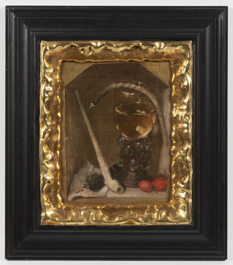 STILL LIFE WITH A GLASS