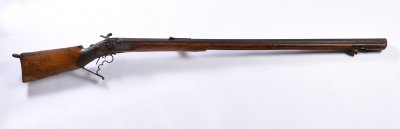 A PERCUSSION TARGET RIFLE 