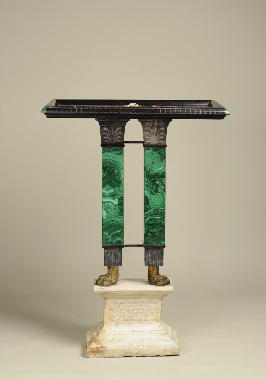 NEOCLASSICAL SIDE TABLE FROM THE PERIOD OF FERDINAND III, KING OF THE TWO SICILIES