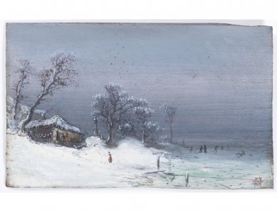 PAIR WINTER LANDSCAPES