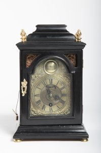 A BAROQUE TRAVEL ALARM CLOCK