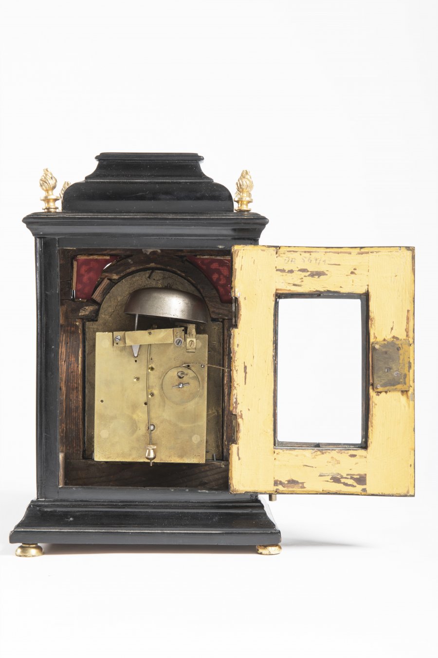 A BAROQUE TRAVEL ALARM CLOCK