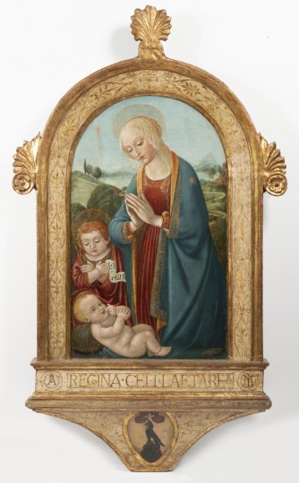 MADONNA WITH JESUS AND ST. JOHN THE BAPTIST