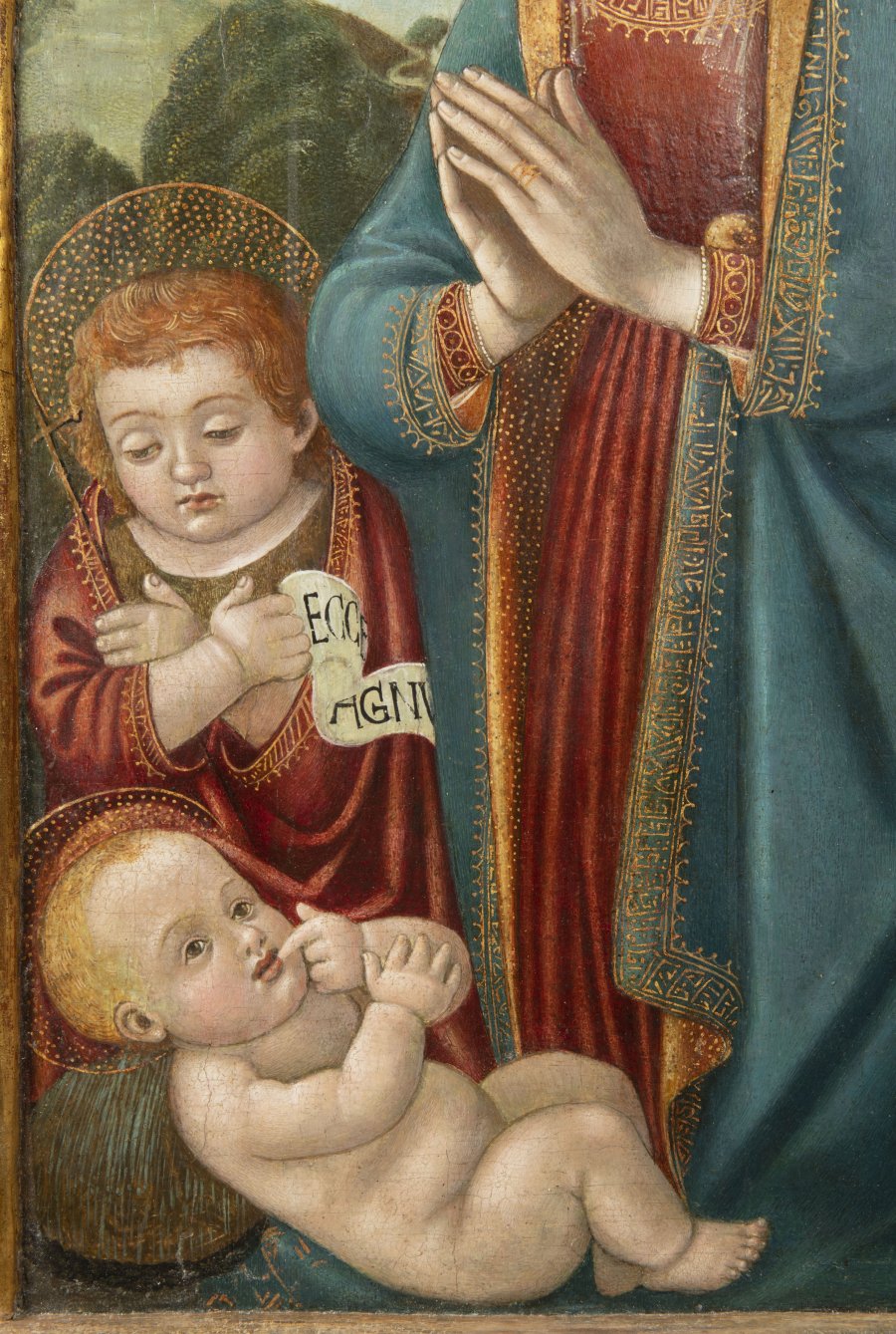 MADONNA WITH JESUS AND ST. JOHN THE BAPTIST