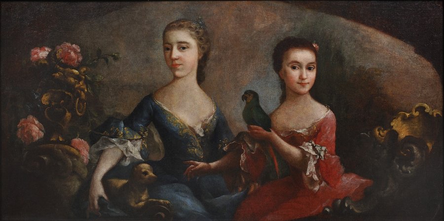 A PORTRAIT OF TWO NOBLE MAIDENS