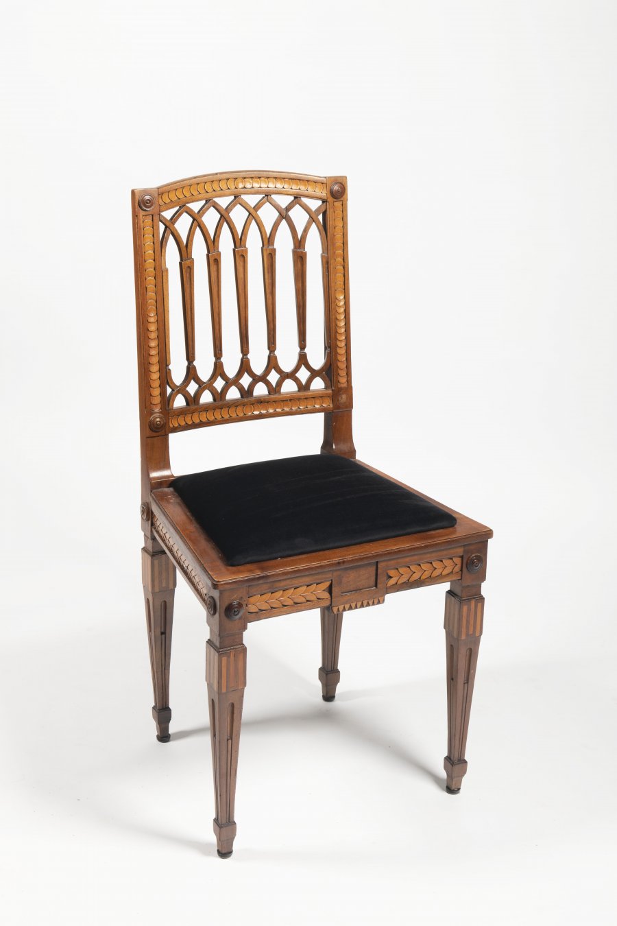 A SET OF FOUR CLASSICAL CHAIRS