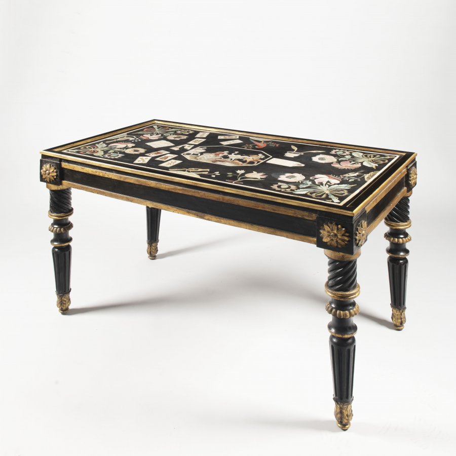 AN IMPORTANT BAROQUE PLAYING DESK