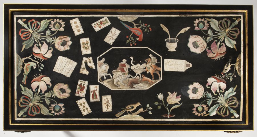 AN IMPORTANT BAROQUE PLAYING DESK