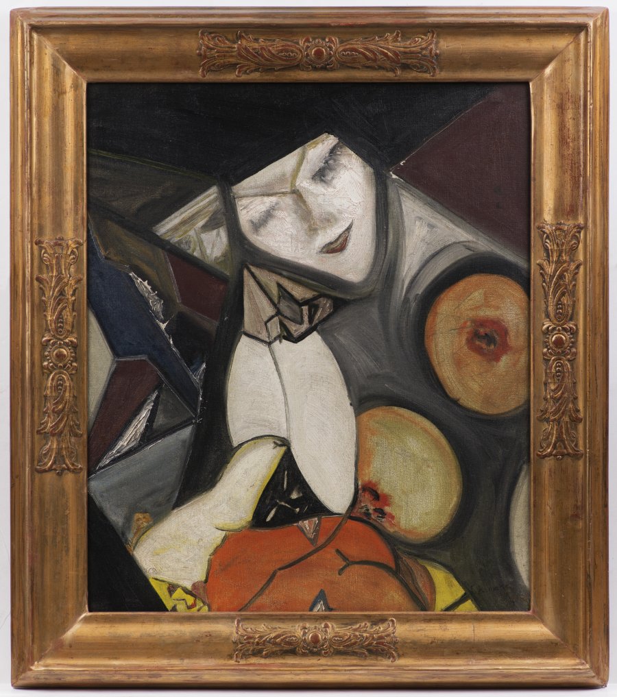 Cubist Composition with a Mask