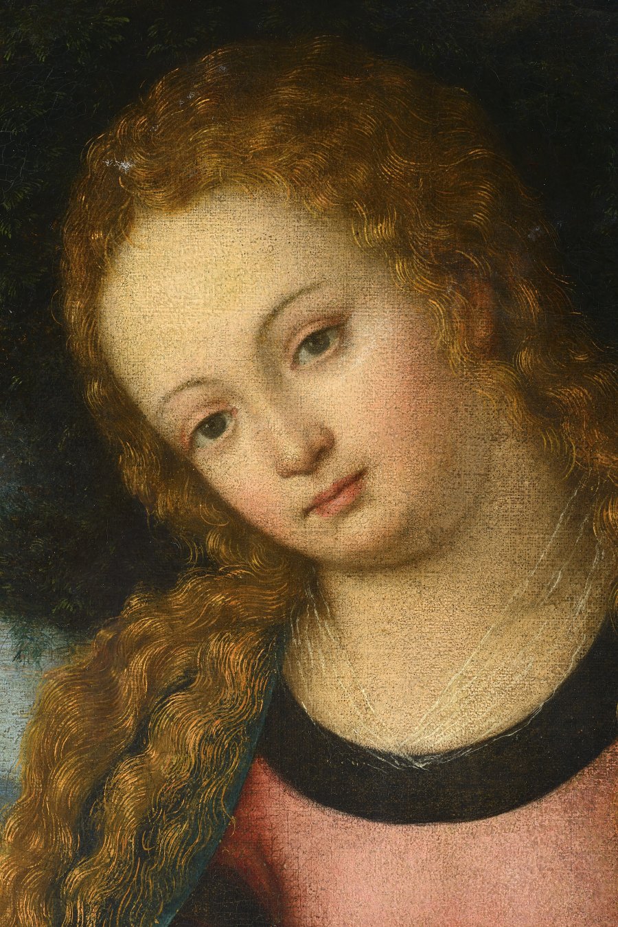 MADONNA WITH CHILD AND GRAPES