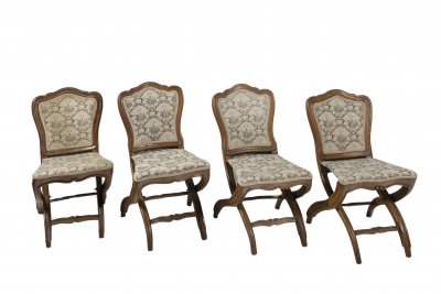 FOUR BAROQUE STYLE CHAIRS