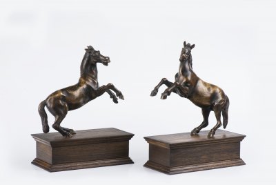 A Pair of Horse Statues