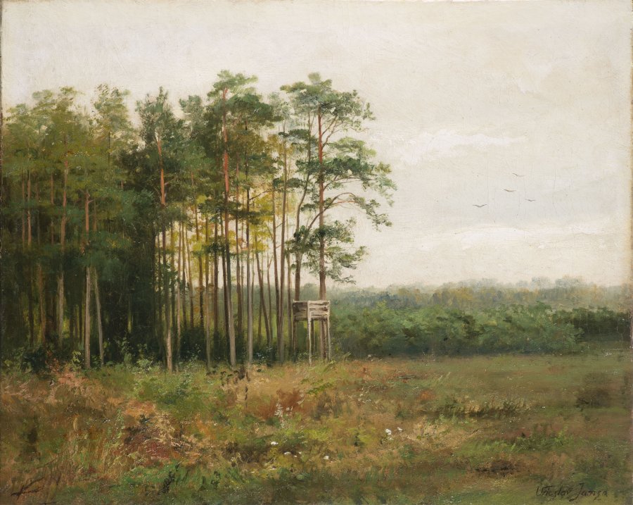 LANDSCAPE WITH A TREE STAND