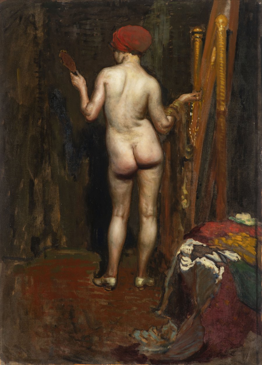 NUDE BY THE MIRROR