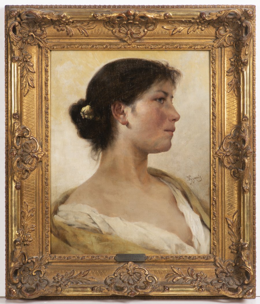 PORTRAIT OF A GIRL IN PROFILE (BLACK MARY)