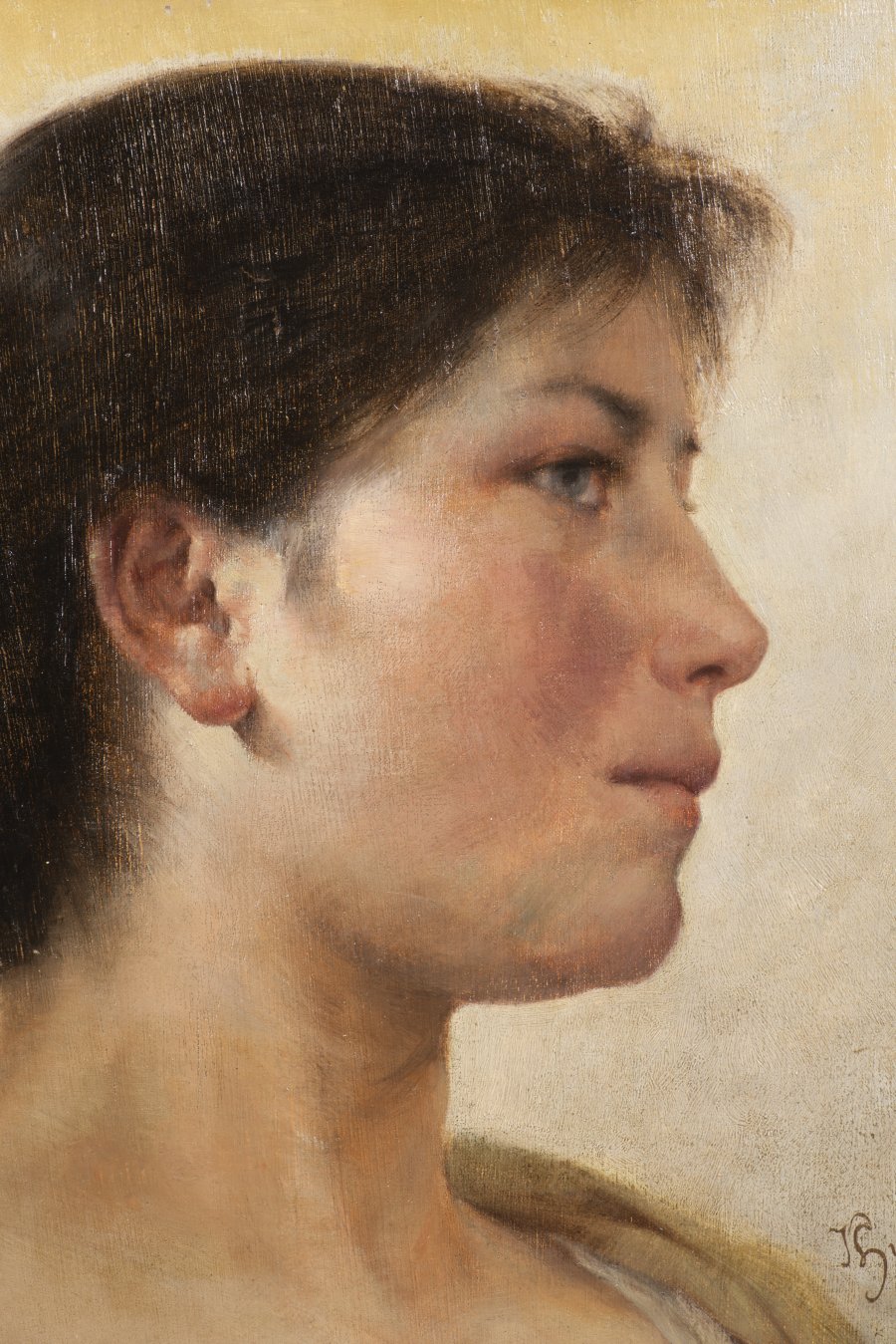 PORTRAIT OF A GIRL IN PROFILE (BLACK MARY)