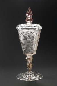 AN IMPORTANT BAROQUE GOBLET WITH A LID