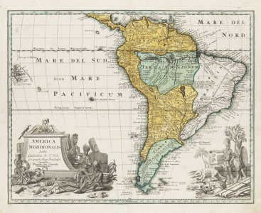 MAP OF SOUTH AMERICA