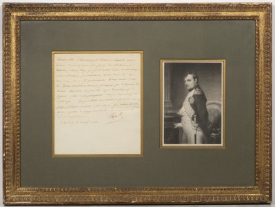 LETTER BY NAPOLEON I. BONAPARTE